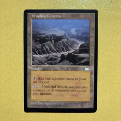 MTG - Magic The Gathering - Winding Canyons - Weatherlight - NP/NM! - Image 1