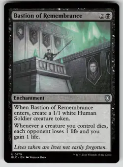 Bastion of Remembrance Normal U Commander: Bloomburrow 179 NM - Image 1