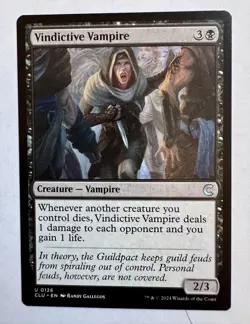 Vindictive Vampire - Ravnica: Clue Edition - Uncommon - 126 MTG NM - Image 1
