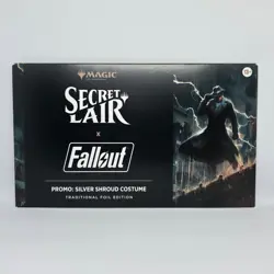Silver Shroud Costume Promo MTG Fallout X Secret Lair (Sealed) - Image 1