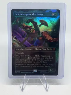 Michelangelo, the Heart Borderless Commander: Teenage Mutant Ninja Turtles Foil - Image 1