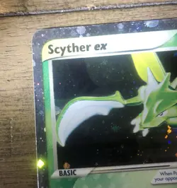 Scyther ex 102/109 EX Ruby & Sapphire Ultra Rare Holo Pokemon Card MP - Image 5