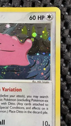 Pokemon Ditto 60 HP Holo Rare EX FireRed & LeafGreen 4/112 Basic 2004 Card - Image 3