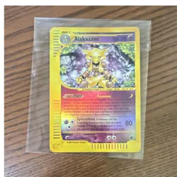 The Pokemon Company Alakazam #1/165 Expedition E-Reader Holo Rare HP100 - Image 1