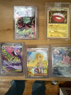 Rare Pokemon Card Lot 5 Total - Image 1