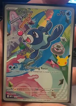 Popplio 045 Promo Holo NM Pokemon Card ME Mega Evolution Promo - Image 1