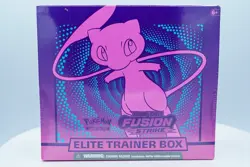 SEALED Nintendo Pokemon TCG: Sword & Shield Fusion Strike Elite Trainer Box Mew 820650809330 - Image 1
