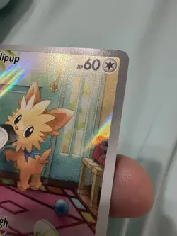 Pokemon Lillipup 154/086 Sv: White Flare illustration Rare Holo Card - Image 4