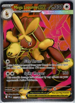 Mega Lopunny ex 115/094 ME02: Phantasmal Flames - Pokemon Card - NM - Image 1