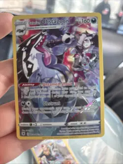 Galarian Obstagoon TG10/TG30 ULTRA RARE Astral Radiance Trainer Gallery Pokemon - Image 1