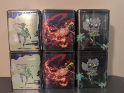 Lot Of (6) Sealed Pokemon Tcg Stacking Tins Paldea Paradox Ogerpon - Image 1
