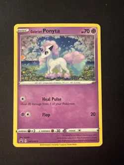GALARIAN PONYTA - SWSH013 Black Star Promo Cosmos Holo - Pokemon TCG - Image 1