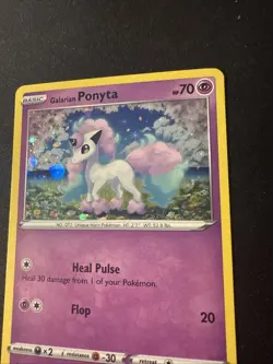 GALARIAN PONYTA - SWSH013 Black Star Promo Cosmos Holo - Pokemon TCG - Image 2