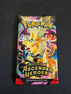 23.24g HEAVY Pokemon Ascended Heroes Booster Pack - Sealed - Potential High Hit! - Image 2