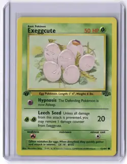 Exeggcute 52/64 Common 1st Edition NM Pokemon Jungle - Image 1