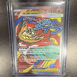 Mega Hawlucha EX 268/217 ASC Full Art Holo Pokemon TCG Basic 250 HP - Image 1