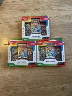 Pokemon TCG - First Partner Illustration Collection: Series 1 - New Sealed X3 - Image 1