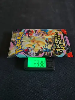 23.38g HEAVY Pokemon Ascended Heroes Booster Pack - Sealed - Potential High Hit! - Image 1