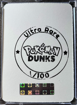 CHARIZARD X AIR JORDAN Pokemon Dunks Jewel #1 /100 KAIJU PRISM Vending Sticker - Image 3