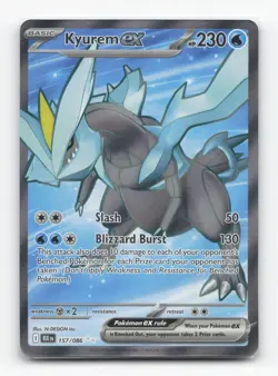 Pokemon TCG - Kyurem ex 157/086 Near Mint Ultra Rare Black Bolt - Image 1
