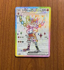 Cinderace EX 157/142 Holo Pokemon TCG Sv07 Stellar Crown NM - Image 1