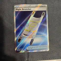 Night Stretcher 173/132 Pokemon Mega Evolution Full Art Ultra Rare Holo NM - Image 1