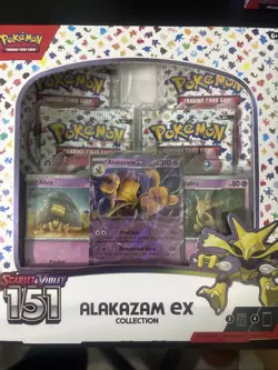 Pokemon TCG: Scarlet & Violet-151 Alakazam ex Collection Booster Box 820650855269 - Image 1