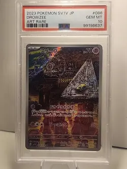 Drowzee 086/078 SV1V Violet EX Holo PSA 10 Japanese Pokemon TCG NM - Image 1