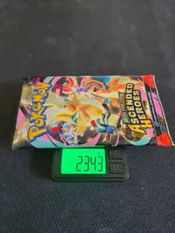 23.43g HEAVY Pokemon Ascended Heroes Booster Pack - Sealed - Potential High Hit! - Image 1