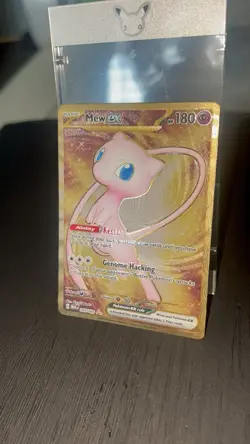 Pokemon Mew ex metal Full Art Holo Hyper Rare SV 151 205/165 180 HP English - Image 3