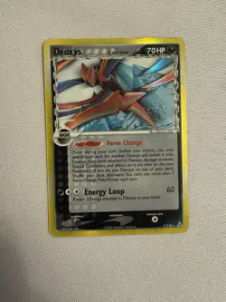 2006 Pokemon - Deoxys Holo Rare Delta Species - EX Holon Phantoms 3/110 - Image 1