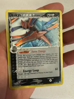 2006 Pokemon - Deoxys Holo Rare Delta Species - EX Holon Phantoms 3/110 - Image 2