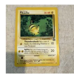 Pokemon TCG Pikachu Black Star Promo 27 Basic 30 HP - Image 1