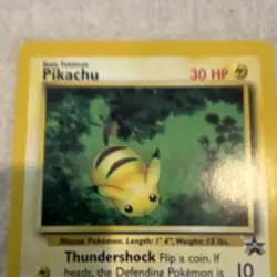Pokemon TCG Pikachu Black Star Promo 27 Basic 30 HP - Image 2