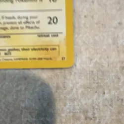 Pokemon TCG Pikachu Black Star Promo 27 Basic 30 HP - Image 4