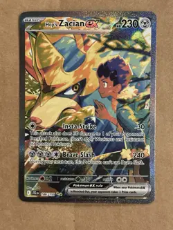 Pokemon TCG Hop's Zacian EX Special Illustration Rare #186/159 - Image 1