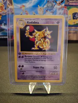 Pokemon TCG Kadabra Base Set 1st Edition (Shadowless Border) – Excellent - Image 2