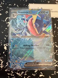 GRENINJA EX 41/142 DOUBLE RARE STELLAR CROWN POKEMON NM/M - Image 1