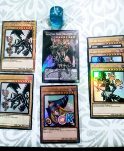 Yu-Gi-Oh! TCG Red-Eyes Dark Dragoon (Extended Overframe) RA05-EN141 NM & Extras - Image 1