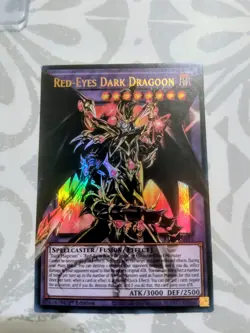 Yu-Gi-Oh! TCG Red-Eyes Dark Dragoon (Extended Overframe) RA05-EN141 NM & Extras - Image 3