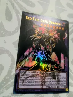 Yu-Gi-Oh! TCG Red-Eyes Dark Dragoon (Extended Overframe) RA05-EN141 NM & Extras - Image 5