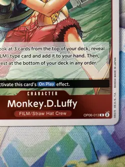 Monkey.D.Luffy OP06-013 Wings of the Captain Foil - Image 3