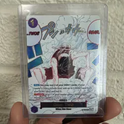 One Piece Luffy Gear Two (Alt Art) OP11-080 English A Fist of Divine Speed Event - Image 1