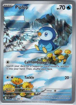 Piplup 098/094 ME02: Phantasmal Flames - Pokemon Card - NM - Image 1