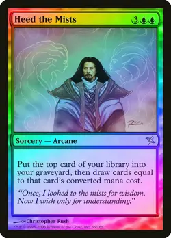 Heed the Mists FOIL Betrayers of Kamigawa NM Blue Uncommon MAGIC CARD ABUGames - Image 1