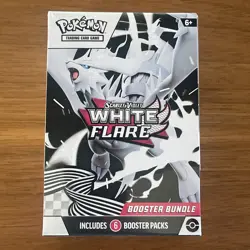 White Flare Booster Bundle Pokemon Cards TCG FACTORY SEALED NEW ⚪ - Image 1