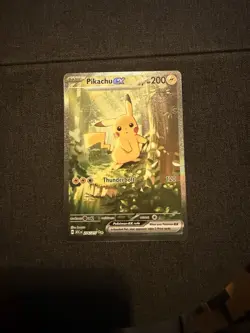 Pokemon Pikachu ex Full Art Special Illustration Rare 276/217 SV02 200 HP Card - Image 1