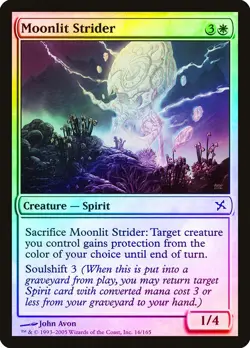 Moonlit Strider FOIL Betrayers of Kamigawa NM White Common MAGIC CARD ABUGames - Image 1