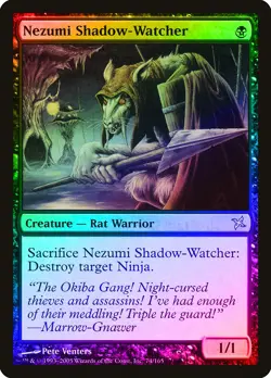 Nezumi Shadow-Watcher FOIL Betrayers of Kamigawa NM Uncommon CARD ABUGames - Image 1