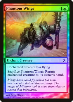 Phantom Wings FOIL Betrayers of Kamigawa NM Blue Common MAGIC CARD ABUGames - Image 1